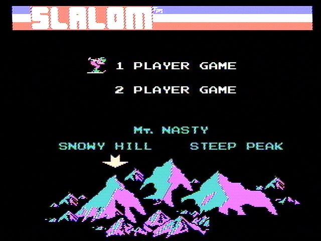 Slalom [5 Screw] screenshot 4 for NES